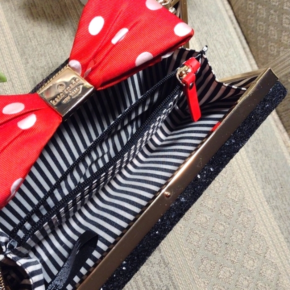 Kate Spade X Disney Minnie Mouse Glitter Party Box Bag - Picture 9 of 16